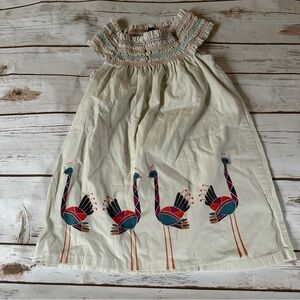 Tea bird dress 4y vguc